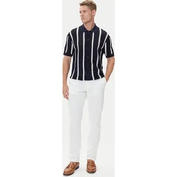 Pánské kalhoty Tommy Hilfiger Chino kalhoty Denton Essential MW0MW40262 Bílá Straight Fit 32_32