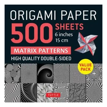 Origami Paper 500 sheets Matrix Patterns 6" (15 cm) (List)