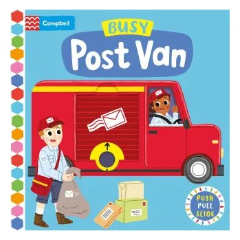 První čtění Busy Post Van (Campbell Books)(Leporelo)