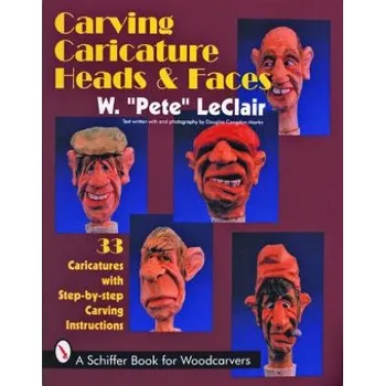 Cizojazyčná kniha Carving Caricature Heads and Faces (Pete LeClair)(Brožovaná)