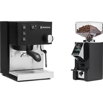 Kávovar Rancilio Silvia BC, black + Eureka Mignon Specialita Smart, CR…