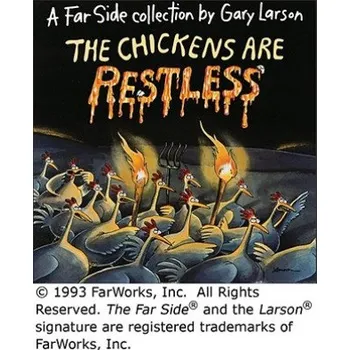 Kniha Chickens are Restless (Gary Larson)(Brožovaná)