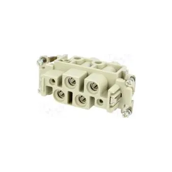 Síťový konektor Konektor HAN zásuvka Han Com PIN 6(4+2) velikost 16B