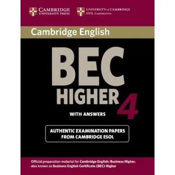 Cizí jazyk Cambridge BEC 4 Higher Student's Book with answers (Cambridge ESOL)(Brožovaná)