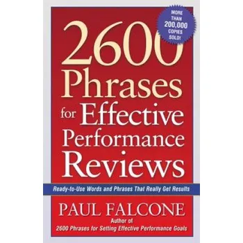 Umění 2600 Phrases for Effective Performance Reviews (Paul Falcone)(Brožovaná)