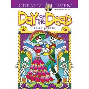 Cizojazyčná kniha Creative Haven Day of the Dead Coloring Book (Marty Noble)(Brožovaná)