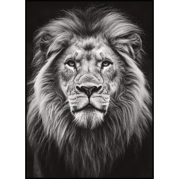 Plakát Jen tak z lásky Plakát Portrét lva I. Rozměr plakátu: A4 (21 x 29,7 cm)