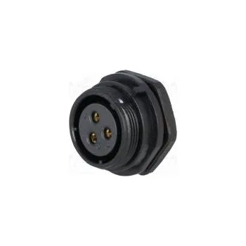 Elektrická zásuvka Zásuvka zásuvka SP21 PIN 3 IP68 pájení 500V 4mm2 30A