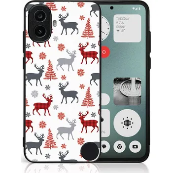 Vánoční dekorace VSECHNONAMOBIL 117701 MY ART Kryt s vánočním designem CMF Phone 1 DEER (068)