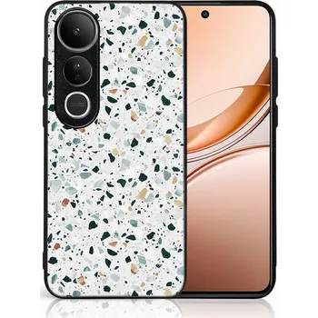 Pouzdro na tablet VSECHNONAMOBIL 117482 MY ART Ochranný kryt pro Vivo V50 Lite GREY TERRAZZO (163)