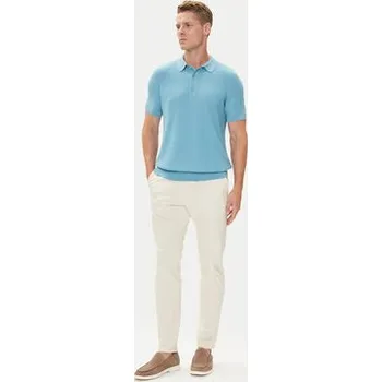 Pánské oblečení BOSS Polokošile H-Iannotti 50543148 Modrá Regular Fit L