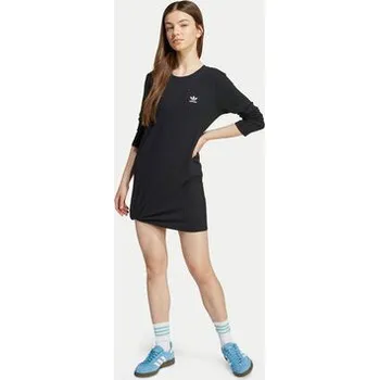 Dámské šaty adidas Každodenní šaty JX2849 Černá Slim Fit 12_13Y