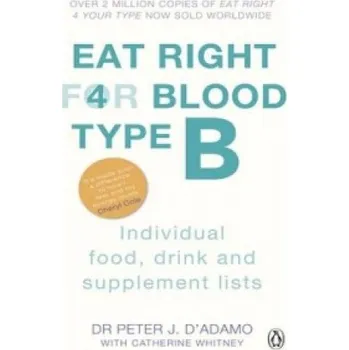 Cizojazyčná kniha Eat Right For Blood Type B (Peter J. D´Adamo)(Brožovaná)