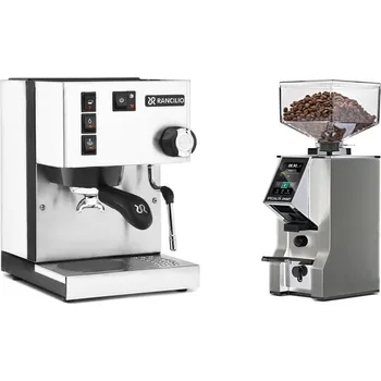 Kávovar Rancilio Silvia E, white + Eureka Mignon Specialita Smart, CR…