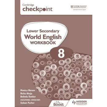 Anglický jazyk Cambridge Checkpoint Lower Secondary World English Workbook 8 (Monica Menon)(Brožovaná)