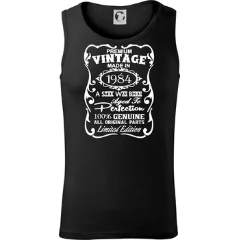 Vintage Etiketa - 1984 - Tílko pánské Core - 2XL ( Černá )