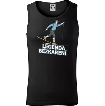 Legenda běžkaření - Tílko pánské Core - XL ( Černá )