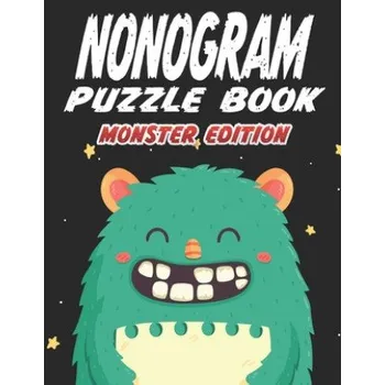 Cizojazyčná kniha Nonogram Puzzle Book Monster Edition: 45 Multicolored Mosaic Logic Grid Puzzles For Adults and Kids (Creative Logic Press)(Brožovaná)