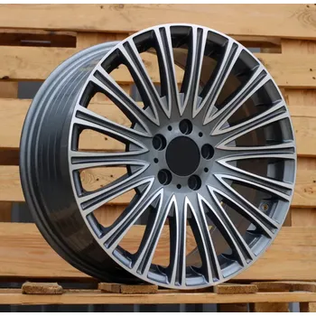 Alu kolo Alu kola Racing Line FBX210, 18x8 5x112 ET43, šedivá + leštění vhodné pro Mercedes E W213 (2017-2023)