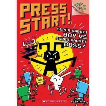 Kniha Super Rabbit Boy vs. Super Rabbit Boss!: A Branches Book (Press Start! #4) (Thomas Flintham)(Brožovaná)
