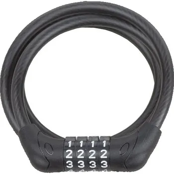 Zámek na kolo Zámek spirála kódový PRO-T Plus 4 čísla M8 x 120cm