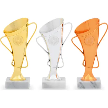 Pohár EKONOM, výška 19 cm, zlatý