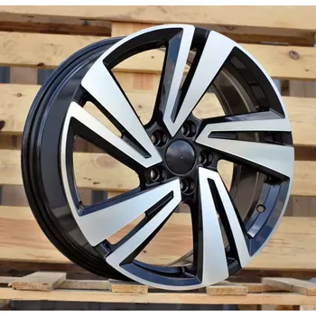 Alu kolo Alu kola Racing Line 3S1282, 18x7 5x112 ET45, černá + leštění vhodné pro VW T-Roc