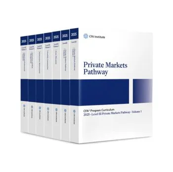 Cizojazyčná kniha 2025 CFA Program Curriculum Level 3 Private Market s Box Set (Brožovaná)