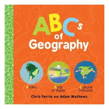 Cizojazyčná kniha ABCs of Geography (Leporelo)