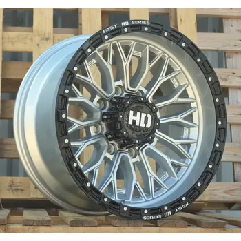 Alu kolo Alu kola Racing Line D1973, 20x10 8x180 ET, stříbrná + černá (zátěžová)