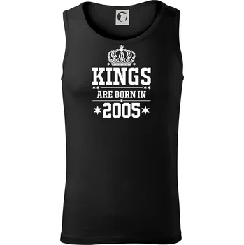 Pánské termoprádlo Kings are born in 2005 - Tílko pánské Core - L ( Černá )