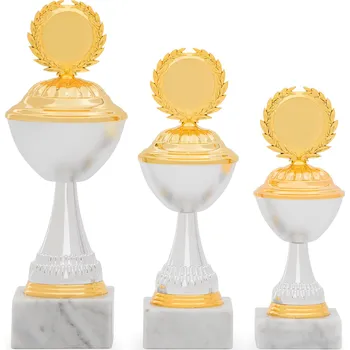 Pohár EKONOM, výška 26 cm, stříbrný/zlatý