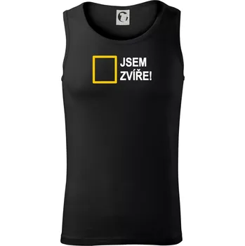 Pánské termoprádlo Jsem zvíře obdelník - Tílko pánské Core - XL ( Černá )