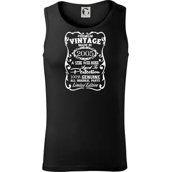 Pánské termoprádlo Vintage Etiketa - 2005 - Tílko pánské Core - L ( Černá )