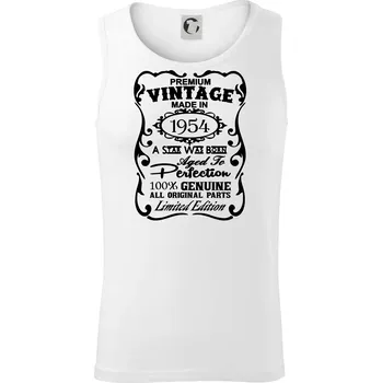 Pánské termoprádlo Vintage Etiketa - 1954 - Tílko pánské Core - M ( Bílá )