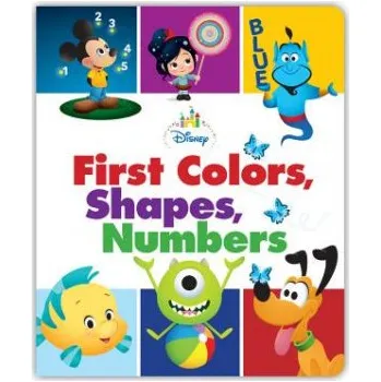 První čtění DISNEY BABY FIRST COLORS SHAPES NUMBERS (Disney Book Group,Disney Storybook Art Team)(Pevná)