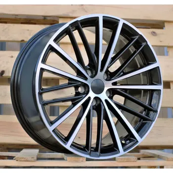 Alu kolo Alu kola Racing Line H3071F, 19x8 5x112 ET30, černá + leštění (zátěžová) vhodné pro BMW 5 G30, G31 (2017-2023)