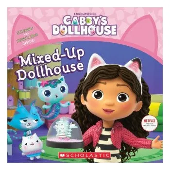 Cizojazyčná kniha Mixed-Up Dollhouse (Gabby's Dollhouse Storybook) (Violet Zhang)(Brožovaná)