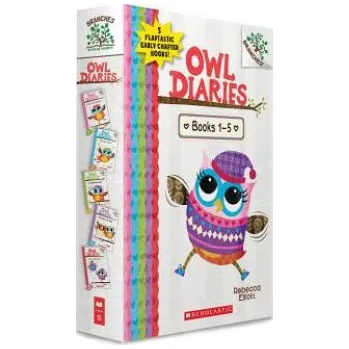Učebnice Owl Diaries, Books 1-5: A Branches Box Set (Rebecca Elliott,Rebecca Elliott)(Brožovaná)