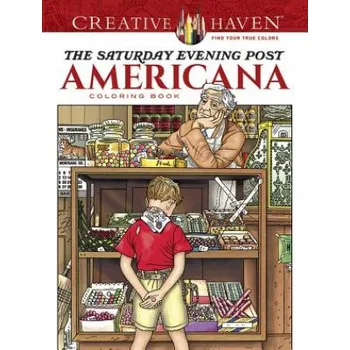 Cizojazyčná kniha Creative Haven The Saturday Evening Post Americana Coloring Book (Marty Noble)(Brožovaná)