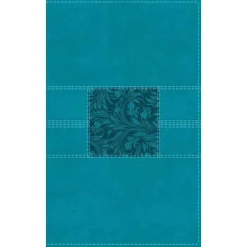 NASB, Thinline Bible, Leathersoft, Teal, Red Letter, 2020 Text, Comfort Print (Pevná)