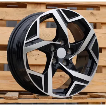 Disk Alu kola Racing Line YF5700, 18x7.5 5x114.3 ET51, černá + leštění vhodné pro Kia Sportage V (od 2022)