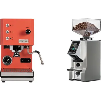 Kávovar Profitec GO, red + Eureka Mignon Specialita Smart, CR chrome