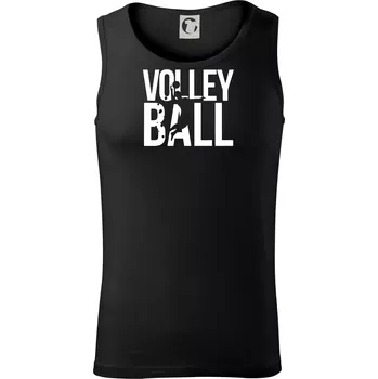 Volleyball nápis - Tílko pánské Core - XL ( Černá )