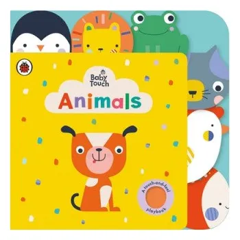 Cizojazyčná kniha Baby Touch: Animals Tab Book (Ladybird)(Leporelo)