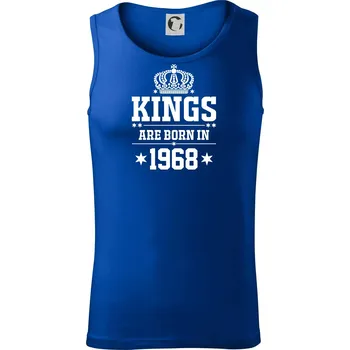 Kings are born in 1968 - Tílko pánské Core - 2XL ( Královská modrá )
