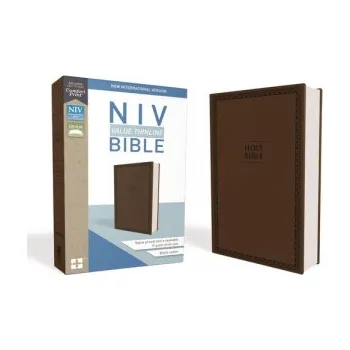 Populárně naučná literatura pro dospělé NIV, Value Thinline Bible, Imitation Leather, Brown (Zondervan)(Kniha)