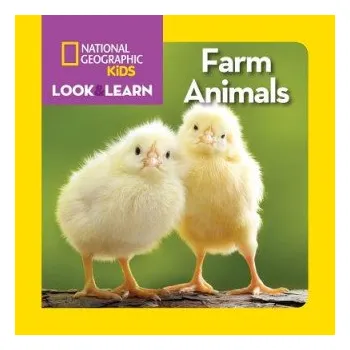 Cizojazyčná kniha National Geographic Kids Look and Learn: Farm Animals (Catherine D. Hughes)(Leporelo)