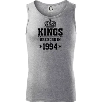 Kings are born in 1994 - Tílko pánské Core - 2XL ( Tmavě šedý melír )