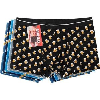 Trenýrky 4x Trenýrky Pivo Miego mix barev - velikost XL